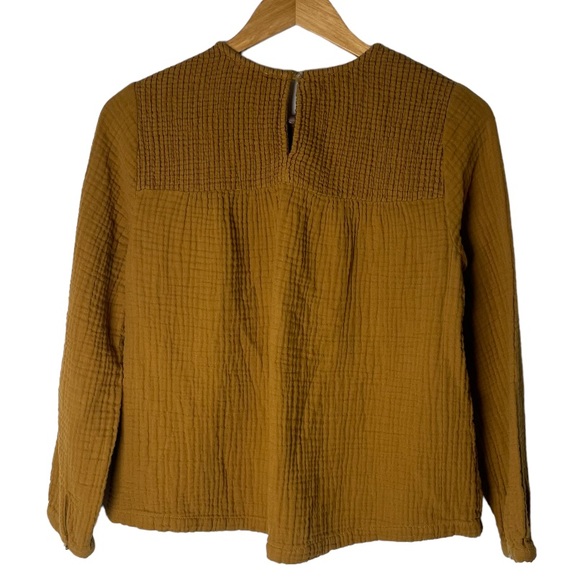 Madewell Smocked Swing Top Size XXS - Picture 4 of 6